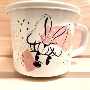 Minnie Mouse Disney Corningware meal mug with vented lid